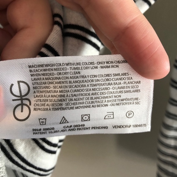 Vintage America Black and Gray Striped Long Sleeve Thermal Raglan Shirt - Picture 11 of 11